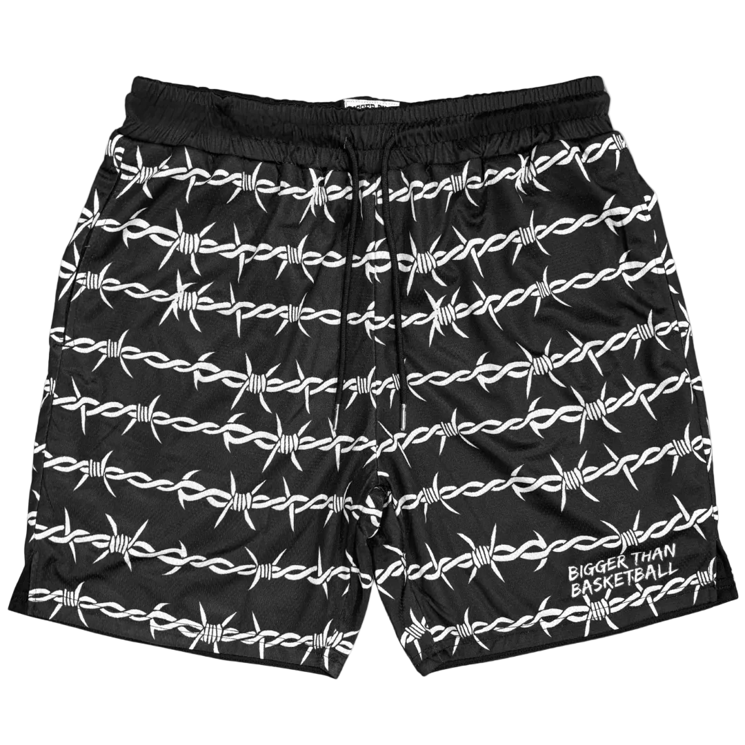 Barbed Wire - Shorts - Black