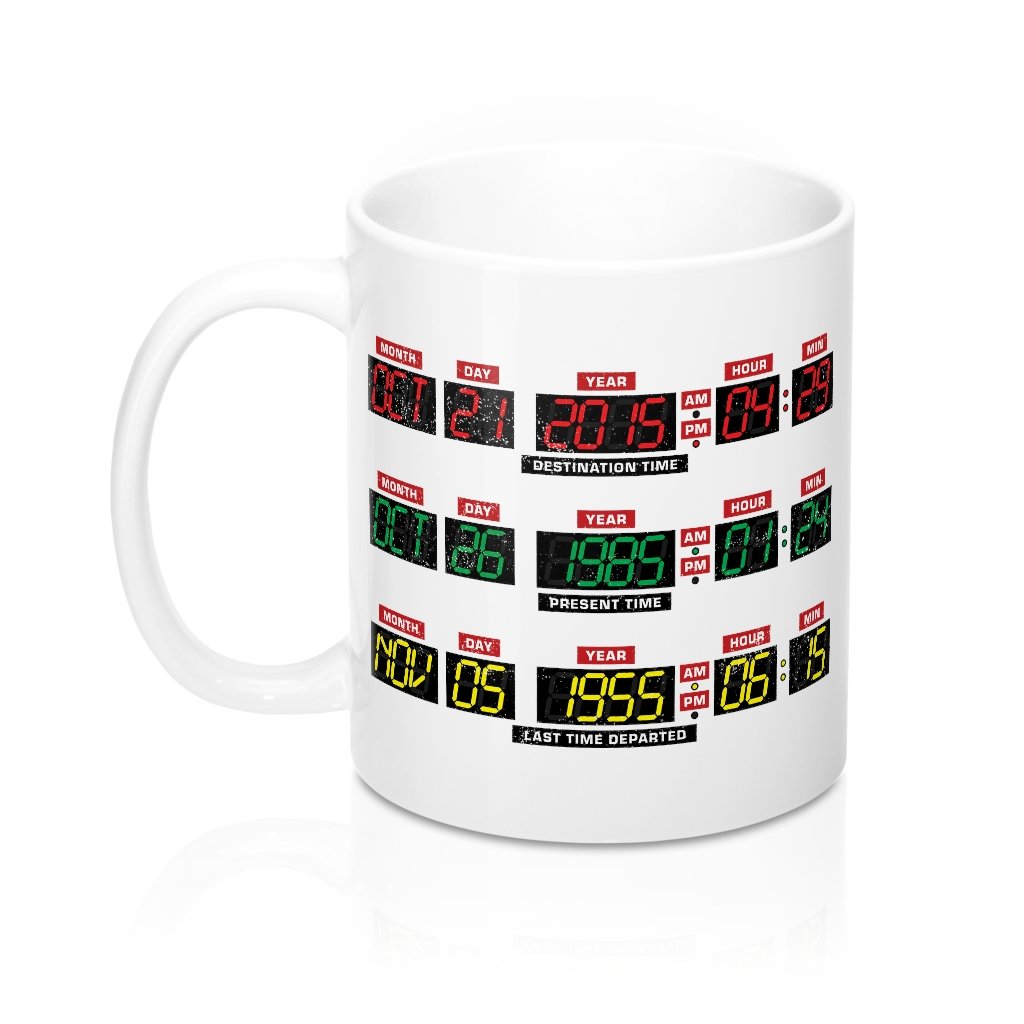 Time Machine Dashboard Coffee Mug
